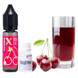 Набір Сольової Рідини Octobar X Cherry Juice (Вишневий Сік) 15 мл 50 мг