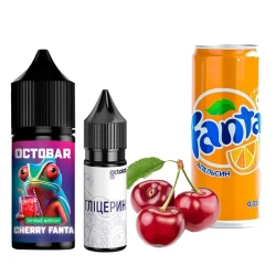 Набор Солевой жидкости Octobar NFT Limited Edition Cherry Fanta (Вишня Фанта) 30 Мл 50 Мг