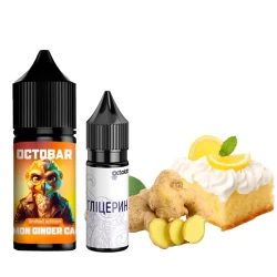 Набор Солевой жидкости Octobar NFT Limited Edition Lemon Ginger Cake (Пирог Лимон Имбирь) 30 Мл 50 Мг