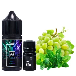 Набор Солевой Жидкости WES Ai - Mint Grape (Мята Виноград) 30 Мл 50 Мг