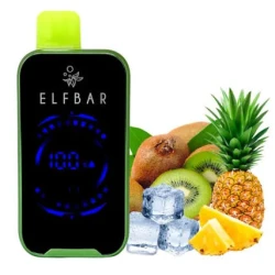 Одноразка Elf Bar Kiwi Pineapple Ice (Ківі Ананас Льод) FS18000