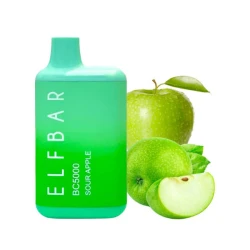 Одноразка Elf Bar Sour Apple (Кислое Яблуко) BC5000