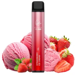 Одноразка Elf Bar Strawberry Ice Cream Ultra (Клубничное Мороженое) 1500