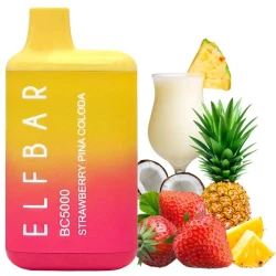 Одноразка Elf Bar Strawberry Pina Colada (Клубника Пинаколада) BC5000