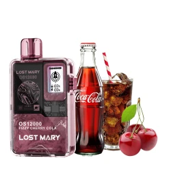 Одноразка Lost Mary Fizzy Cherry Cola (Лед Вишня Кола) OS12000