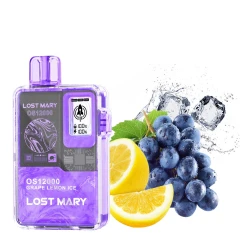 Одноразка Lost Mary Grape Lemon Ice (Виноград Лимон Лёд) OS12000