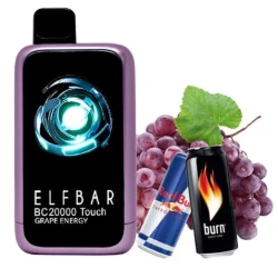 Одноразка Elf Bar Grape Energy (Виноград Енергетик) BC20000 Touch