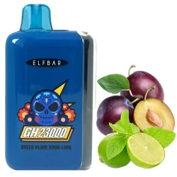 Одноразка Elf Bar Green Plum Sour Lime (Зелена Слива Кислий Лайм) GH23000