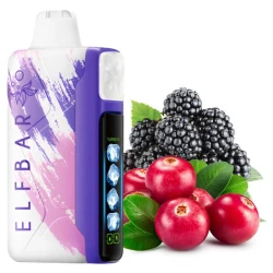 Одноразка Elf Bar Ice King Blackberry Cranberry (Єжевика Клюква) 40000