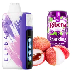 Одноразка Elf Bar Ice King - Ribena Lychee (Рябина Личи) 40000