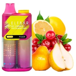 Одноразка Elf Bar Pear Cranberry Lemon (Груша Клюква Лимон) BC20000