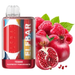 Одноразка Elf Bar Raspberry Pomegranate (Малина Гранат) TE6000