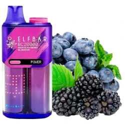 Одноразка Elf Bar Sour Blackberry Blueberry (Кислая Ежевика Черника) BC20000