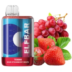 Одноразка Elf Bar Sour Strawberry Grape (Кисла Полуниця Виноград) TE6000