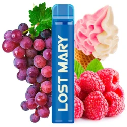 Одноразка Lost Mary Grape Raspberry Ice Cream (Виноград Малина Мороженое) CM 1500 PRO