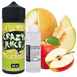 Органическая Жидкость Crazy Juice Apple Melon (Яблоко Дыня) 120 МЛ 30 МГ Набор