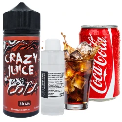 Органическая Жидкость Crazy Juice Cola (Кола) 120 МЛ 30 МГ Набор
