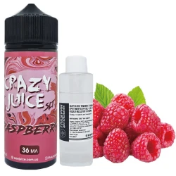 Органическая Жидкость Crazy Juice Raspberry (Малина) 120 МЛ 30 МГ Набор