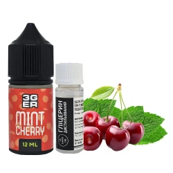 Солевая Жидкость 3GER Mint Cherry (Мята Вишня) 30 Мл 50 Мг Набор
