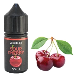 Сольова Рідина 3GER Sour Cherry (Кисла Вишня) 30 мл 50 мг