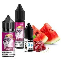 Солевая Жидкость Flavorlab FL 350 Watermelon Cherry (Арбуз Вишня) 30 МЛ 50 МГ Набор