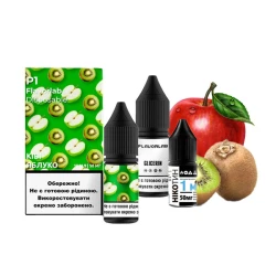 Солевая Жидкость Flavorlab P1 - Kiwi Apple (Киви Яблоко) 10 МЛ 50 МГ Набор