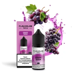 Сольова Рідина Flavorlab Triple Grape Soda (Виноград Лимонад) 30 МЛ 50 МГ Набір