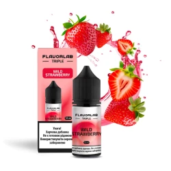 Сольова Рідина Flavorlab Triple Wild Strawberry (Суниця) 30 МЛ 50 МГ Набір