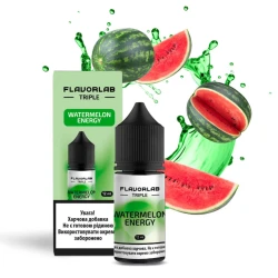 Сольова Рідина Flavorlab Watermelon Energy (Кавун Енергетик) 30 МЛ 50 МГ Набір
