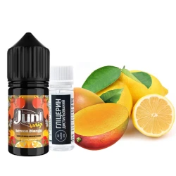 Сольова Рідина JUNI Mix Lemon Mango (Лимон Манго) 30 МЛ 50 МГ Набір
