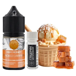 Солевая Жидкость DSM Money Candied Caramel (Карамельное Мороженое) 30 МЛ 50 МГ Набор