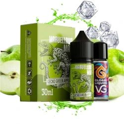 Сольова Рідина Marvellous Max Gecko Green Apple (Зелене Яблуко) 30Мл 50Мг Набір
