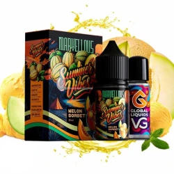 Сольова Рідина Marvellous Summer Vibes Melon Sorbet (Динний Сорбет) 30Мл 50Мг Набір