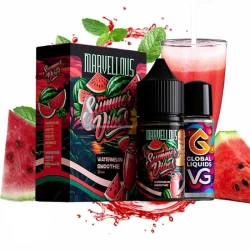 Сольова Рідина Marvellous Summer Vibes Watermelon Smoothie (Кавуновий Смузі) 30Мл 50Мг Набір