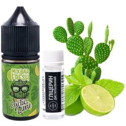 Сольова Рідина MIX BAR Fresh Cactus Lime (Кактус Лайм) 30 МЛ 50 МГ Набір