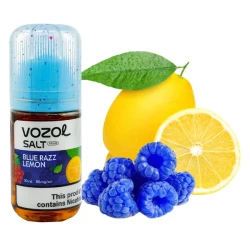 Сольова Рідина Vozol Salt Prime Blue Razz Lemon (Блакитна Малина Лимон) 30 МЛ 50 МГ