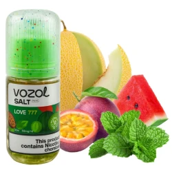 Сольова Рідина Vozol Salt Prime Love 777 (Диня Кавун Маракуя М'ята) 30 МЛ 50 МГ