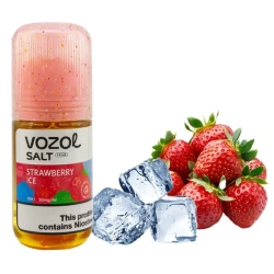Сольова Рідина Vozol Salt Prime Strawberry Ice (Полуниця Лід) 30 МЛ 50 МГ