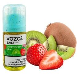 Сольова Рідина Vozol Salt Prime Strawberry Kiwi (Полуниця Ківі) 30 МЛ 50 МГ