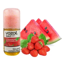Сольова Рідина Vozol Salt Prime Strawberry Watermelon (Полуниця Кавун) 30 МЛ 50 МГ