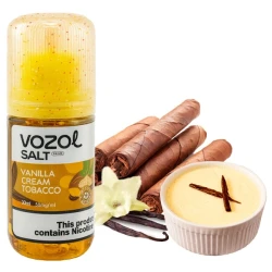 Сольова Рідина Vozol Salt Prime Vanilla Cream Tobacco (Ванільний Крем Табак) 30 МЛ 50 МГ