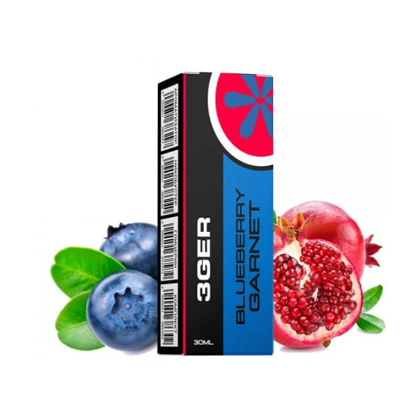Солевая Жидкость 3GER Blueberry Garnet (Гранат Черника) 30 Мл 50 Мг Набор