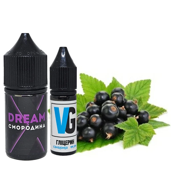 Солевая Жидкость Dream X (Смородина) 30 Мл 50 Мг Набор