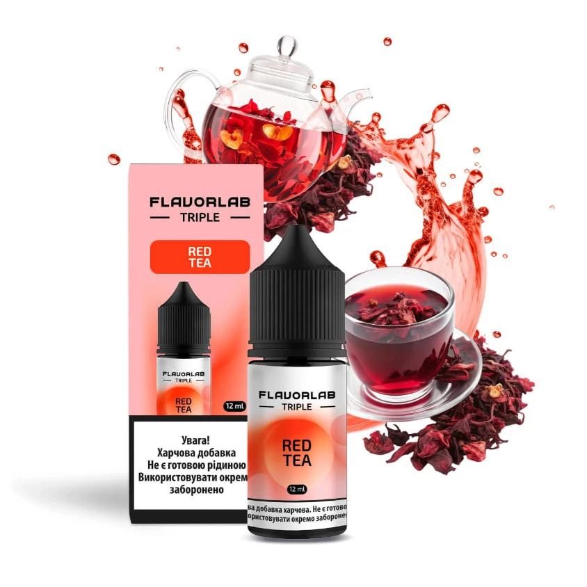 Солевая Жидкость Flavorlab Triple Red Tea (Красный Чай) 30 МЛ 50 МГ Набор