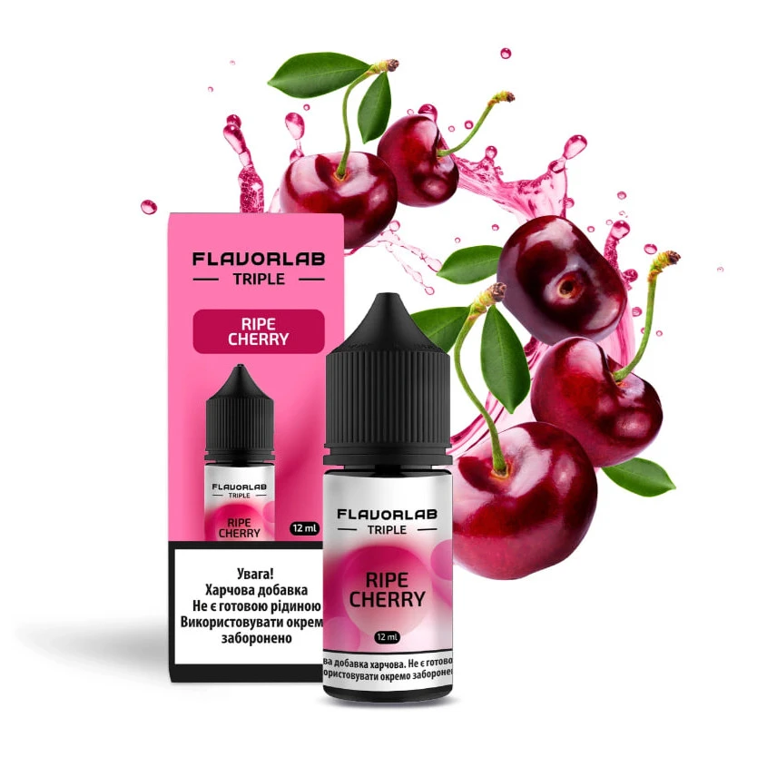 Солевая Жидкость Flavorlab Triple Ripe Cherry (Вишня) 30 МЛ 50 МГ Набор