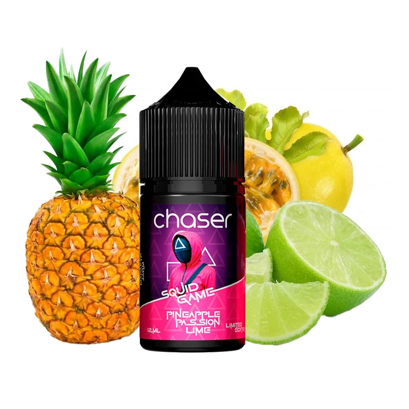 Сольова Рідина Chaser Limited Edition Squid Game Pineapple Passion Lime (Ананас Маракуя Лайм) 30 МЛ 50 МГ Набір