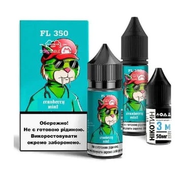 Солевая Жидкость Flavorlab FL 350 Super Mint Ice (Супер Мята Лёд) 30 МЛ 50 МГ Набор