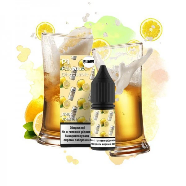 Солевая Жидкость Flavorlab P1 - Beer Lemon (Пиво Лимон) 10 МЛ 50 МГ Набор