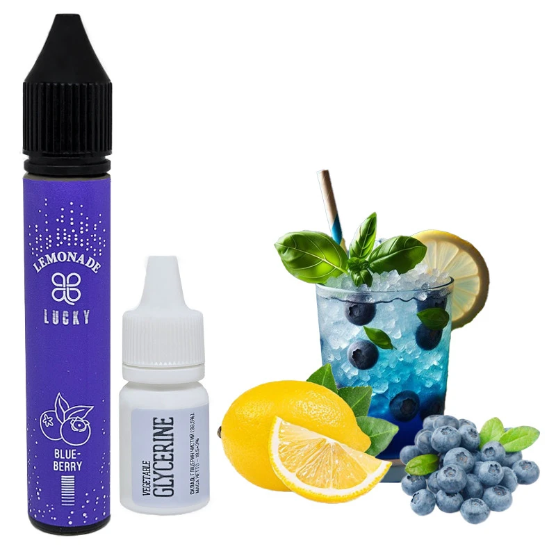 Солевая Жидкость LUCKY Salt Blueberry (Черника) 30 МЛ 50 МГ Набор