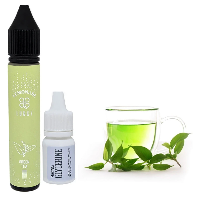 Солевая Жидкость LUCKY Salt Green Tea (Зелёный Чай) 30 МЛ 50 МГ Набор